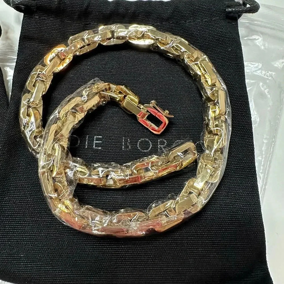 NWT Eddie Borgo Supra Link Necklace -17 Inch Length - Picture 3 of 3